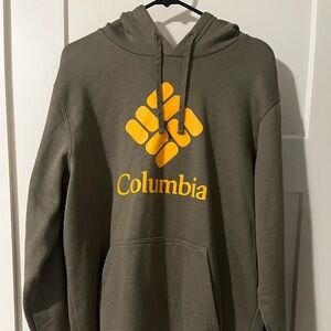 Columbia Dark Green Hoodie #Winter #Vintage #Style